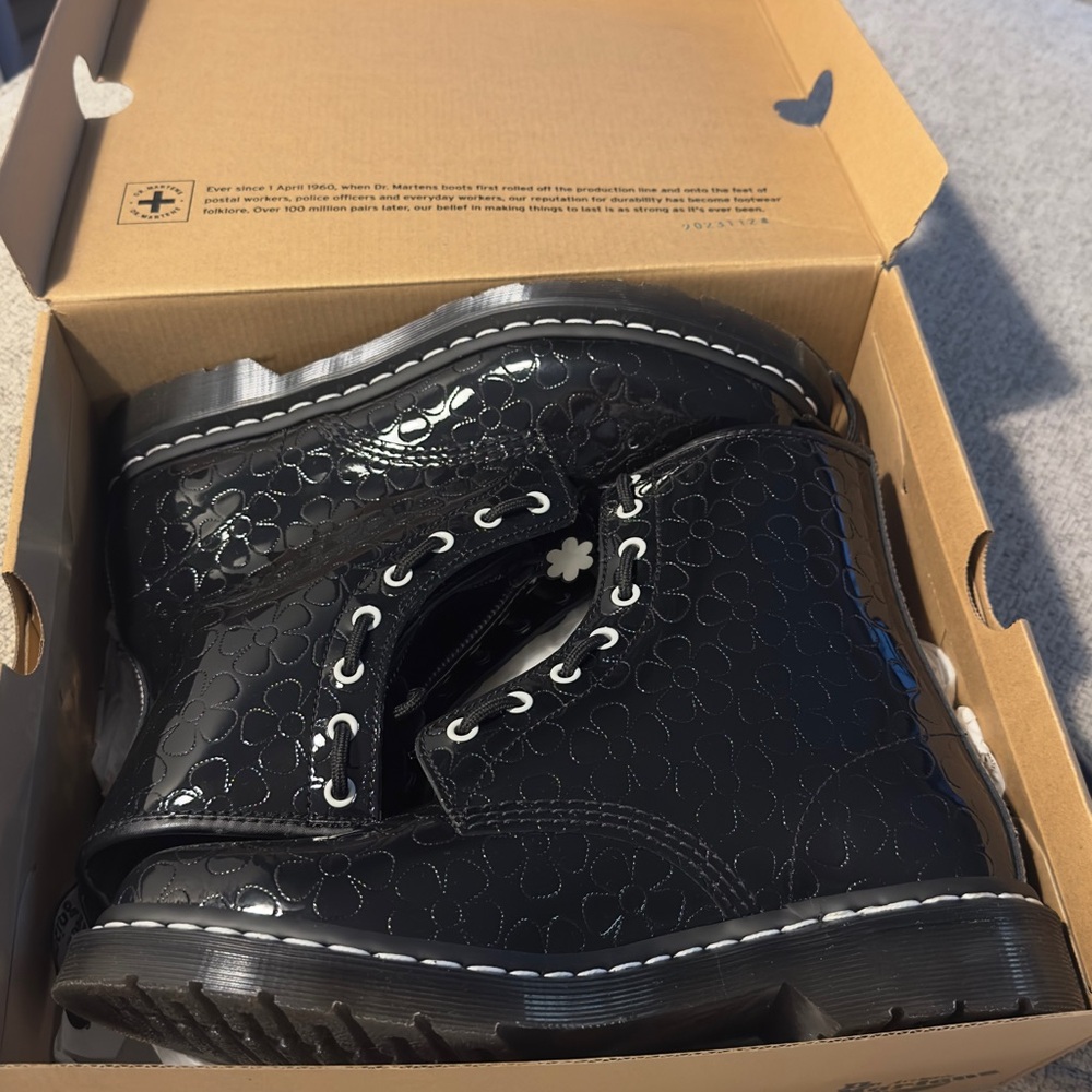 Dr. Martens Black Patent Boots